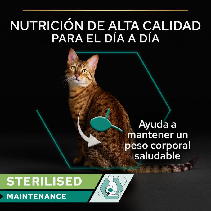 PURINA® PRO PLAN®  Gato Adulto STERILISED MAINTENANCE Mousse con Pollo