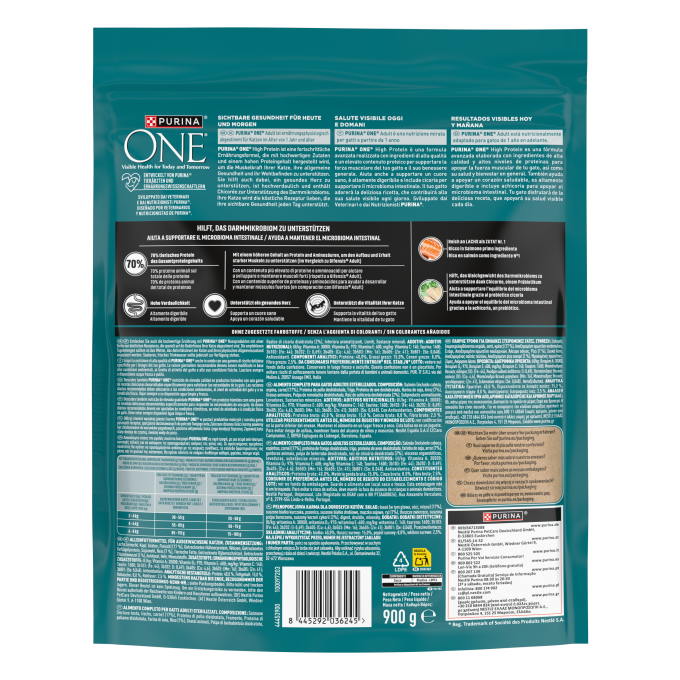 PURINA® ONE® High Protein Rico en Salmón