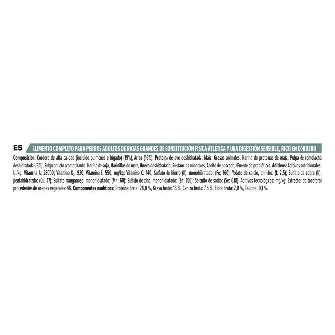 PURINA® PRO PLAN®  Large Athletic SENSITIVE DIGESTION Cordero