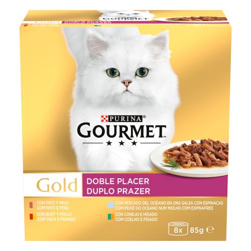 PURINA® GOURMET® Gold   Doble Placer Pack Surtido