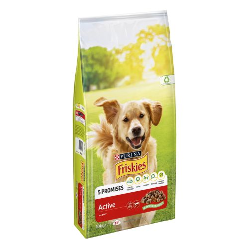 Purina® Friskies® Active comida seca con Buey y Verduras bolsa