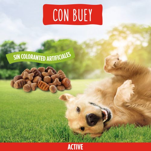 Purina® Friskies® Active comida seca con Buey y Verduras bolsa