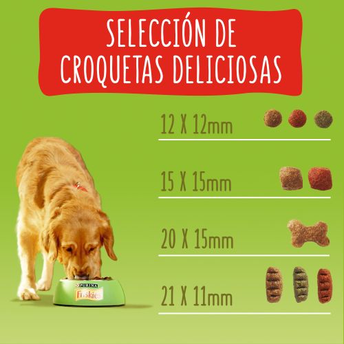 Purina® Friskies® Active comida seca con Buey y Verduras bolsa
