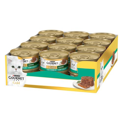 PURINA® GOURMET® Gold  Terrine con Conejo