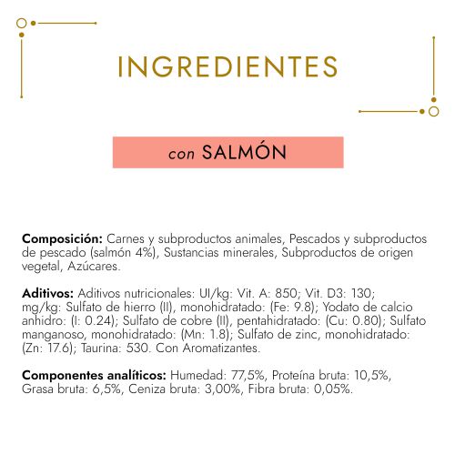 PURINA® GOURMET® Gold   Mousse Salmón