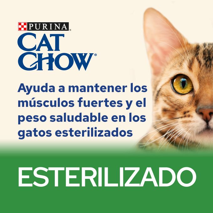 PURINA® CAT CHOW®  Cat Chow Esterilizado Pollo 3 kg