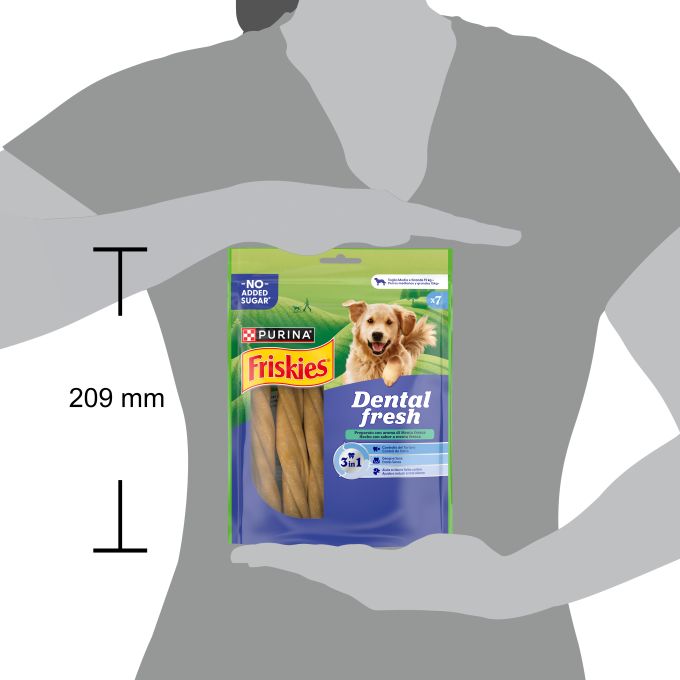 PURINA®  FRISKIES®  Dental Fresh Aliento Fresco perro mediano y grande