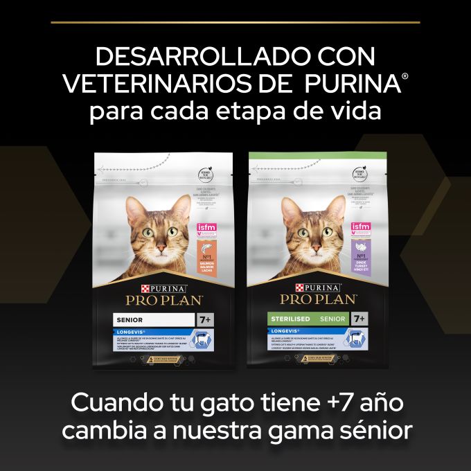 PURINA® PRO PLAN®  Gato STERILISED Adult 1+ RENAL PLUS Pavo