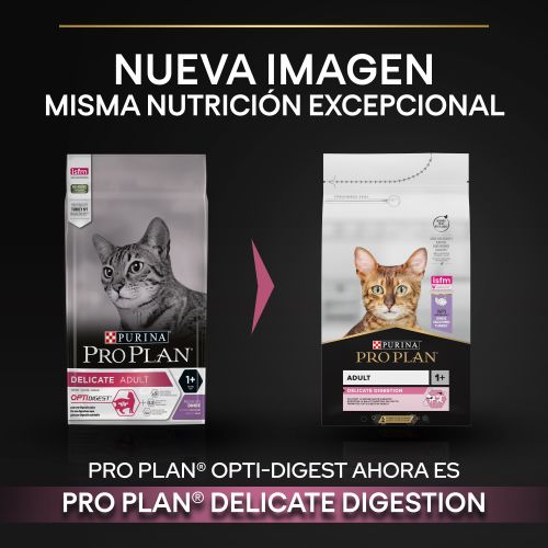 PURINA® PRO PLAN® Gato Adult 1+ DELICATE DIGESTION Pavo