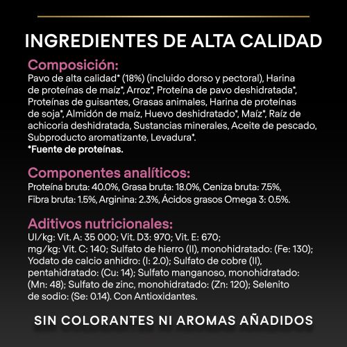 PURINA® PRO PLAN® Gato Adult 1+ DELICATE DIGESTION Pavo