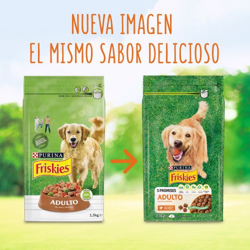 PURINA®  FRISKIES®  Adulto  Aves