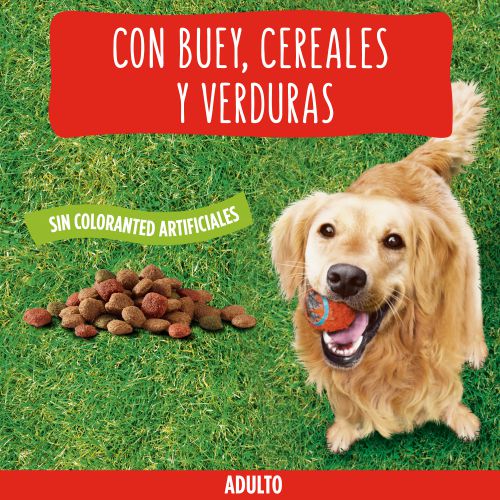 PURINA®  FRISKIES®  Adulto con buey, cereales y verduras