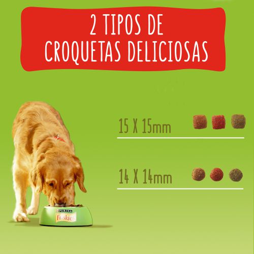 PURINA®  FRISKIES®  Adulto con buey, cereales y verduras