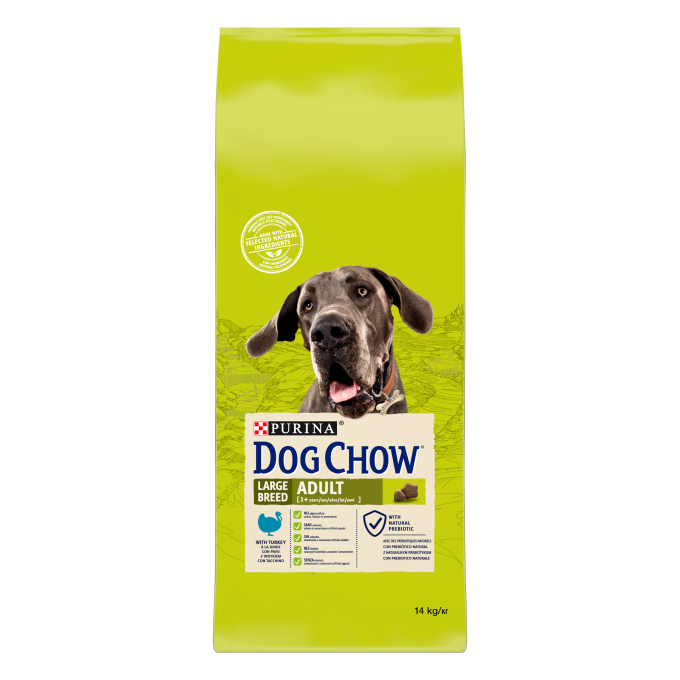 Dog Chow Adulto Razas Grandes Pavo