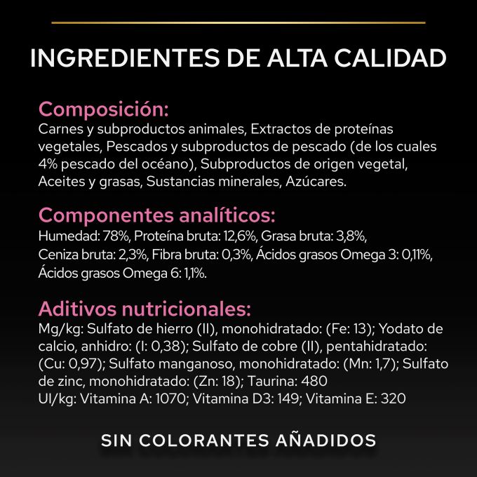PURINA® PRO PLAN® Gato Adulto Delicate Digestion con Pescado del Océnao en salsa
