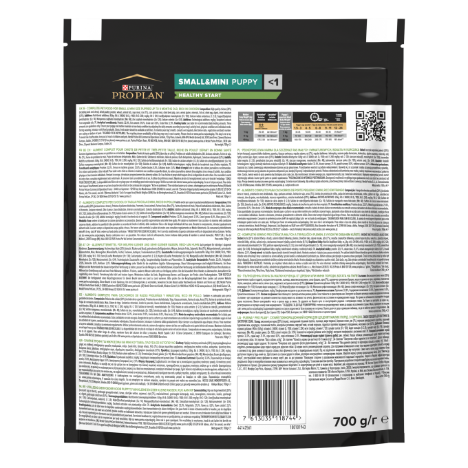 PURINA® PRO PLAN®Puppy Small & Mini HEALTHY START Pollo