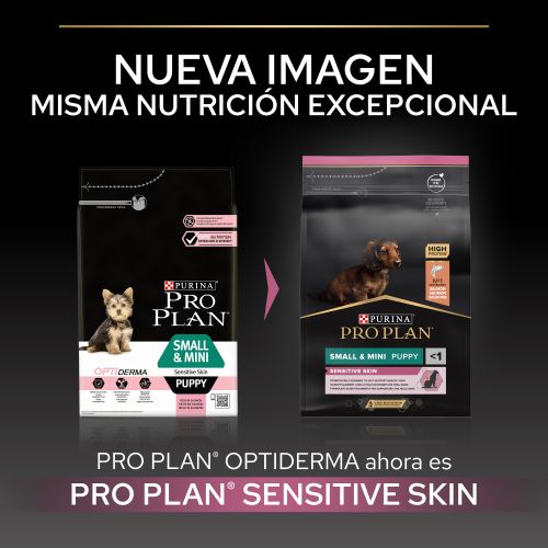 PURINA® PRO PLAN®Puppy Small & Mini SENSITIVE SKIN Salmón