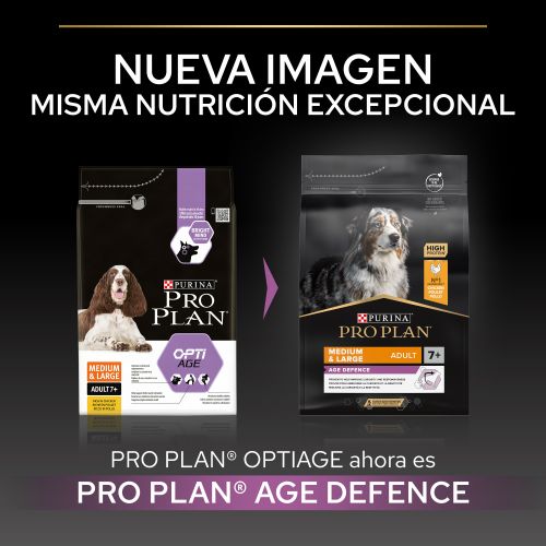 PURINA® PRO PLAN®Medium & Large Adult 7+ AGE DEFENCE Pollo