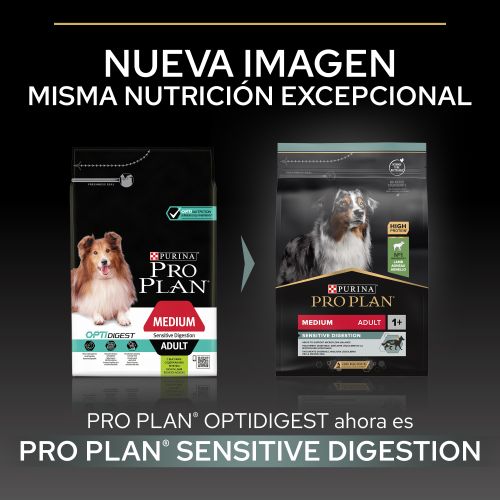 PURINA® PRO PLAN®Medium Adult SENSITIVE DIGESTION Cordero