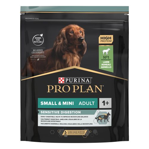 PURINA® PRO PLAN®Small & Mini Adult SENSITIVE DIGESTION Cordero