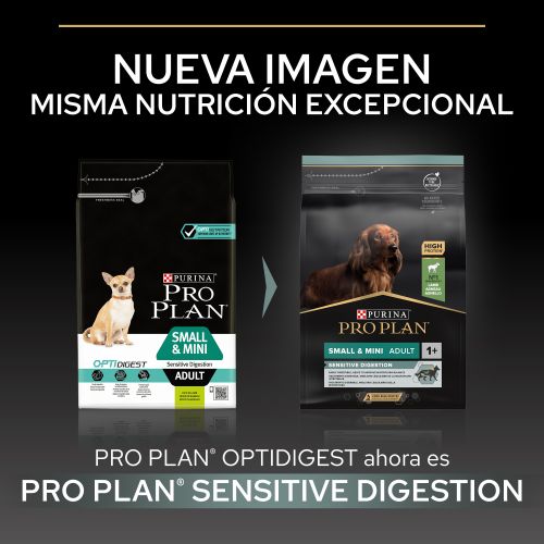 PURINA® PRO PLAN®Small & Mini Adult SENSITIVE DIGESTION Cordero