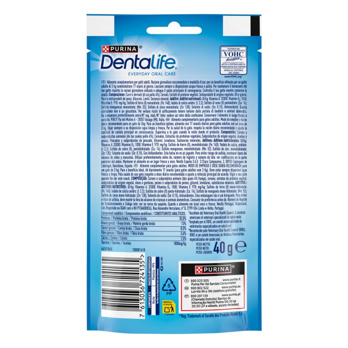 PURINA®  DENTALIFE®  GATO con sabroso Pollo