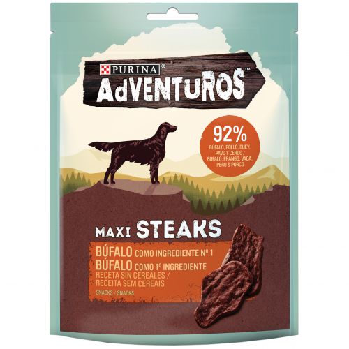 PURINA®  ADVENTUROS® Maxi Steaks Bufalo
