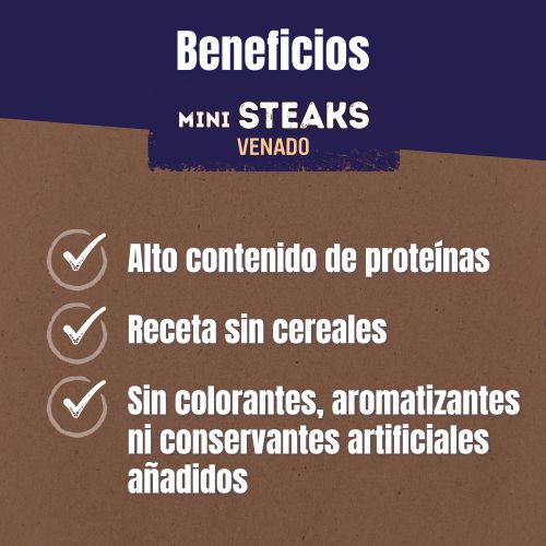 PURINA®  ADVENTUROS®   Mini Steaks Venado