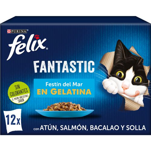 PURINA® FELIX® Fantastic Festín del Mar en Gelatina