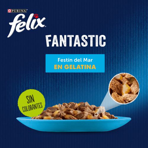 PURINA® FELIX® Fantastic Festín del Mar en Gelatina