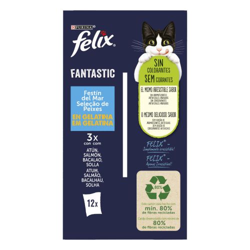 PURINA® FELIX® Fantastic Festín del Mar en Gelatina