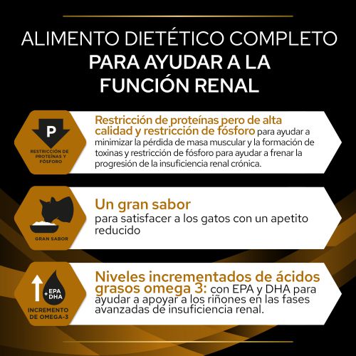 PURINA® PRO PLAN® VETERINARY DIETS  FELINE NF Renal Function Advanced Care Sobres Salmón