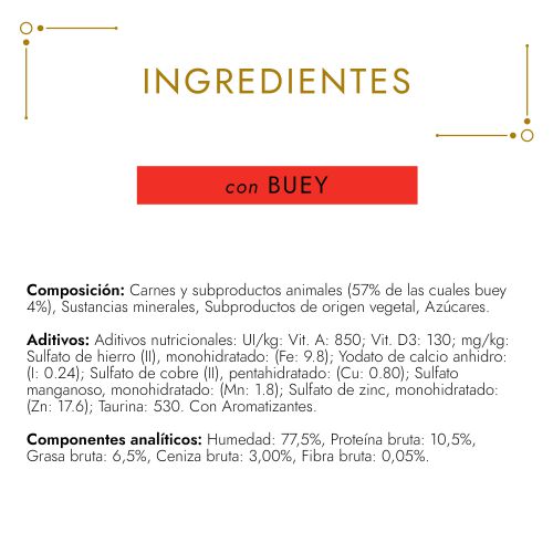 PURINA® GOURMET® Gold   Mousse con Buey