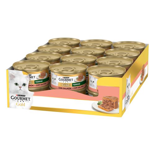 PURINA® GOURMET® Gold  Terrine con Salmón