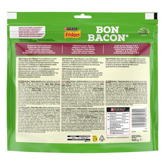 PURINA®  FRISKIES® Maxipack  Bon bacon