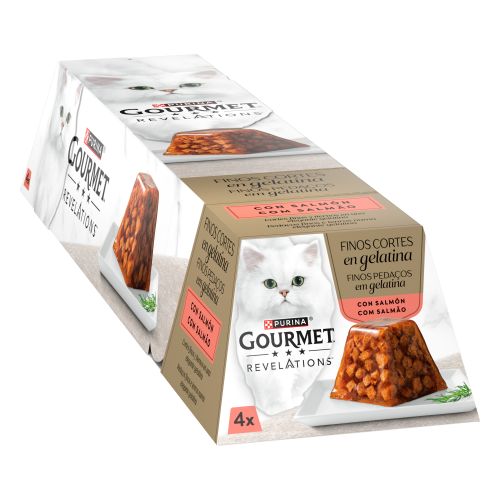 PURINA® GOURMET® Revelations Gelatina con Salmón