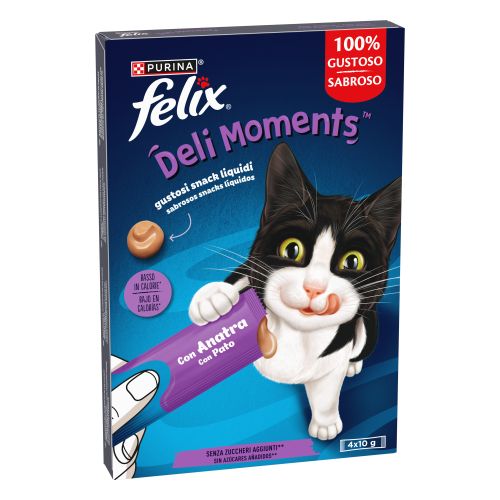 PURINA®  FELIX® Deli Moments™ con Pato