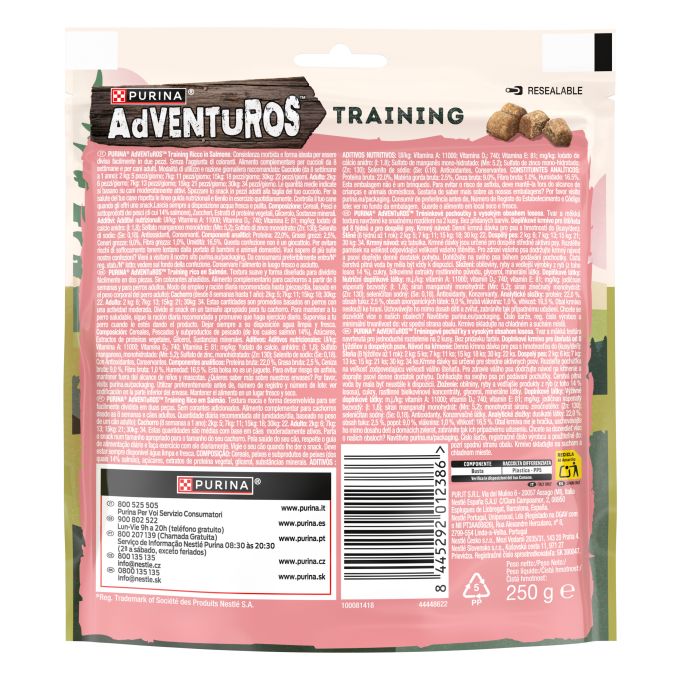 PURINA®  ADVENTUROS®  Maxipack Training Salmón