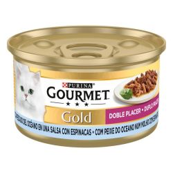 Ver PURINA® GOURMET® Gold   Doble placer con Pescado del Océano