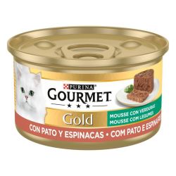 Ver PURINA® GOURMET® Gold Mousse Pato y Espinacas