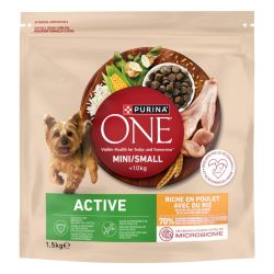 Ver PURINA® ONE® Activo Perro Pollo y Arroz