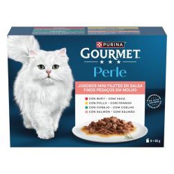 PURINA® GOURMET® Perle Finas Láminas en Salsa Surtido