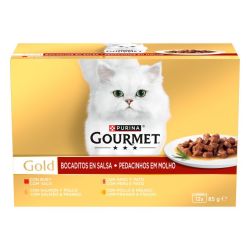 Ver PURINA® GOURMET® Gold  Bocaditos en Salsa Pack Surtido