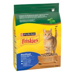 Ver PURINA® FRISKIES®  Esterilizado con Pollo, Pavo y Verduras