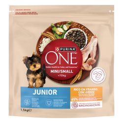 Ver PURINA® ONE® Junior Perro Pollo y Arroz