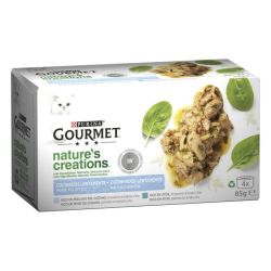 Ver PURINA® GOURMET® Nature's Creations Mini Filetes rico en pescado del oceano y atún
