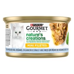 Ver PURINA® GOURMET® Nature's Creations Mini Filetes rico en pescado del oceano