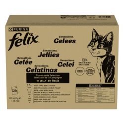 PURINA® FELIX® Fantastic Sensations Selección de Sabores en Gelatina