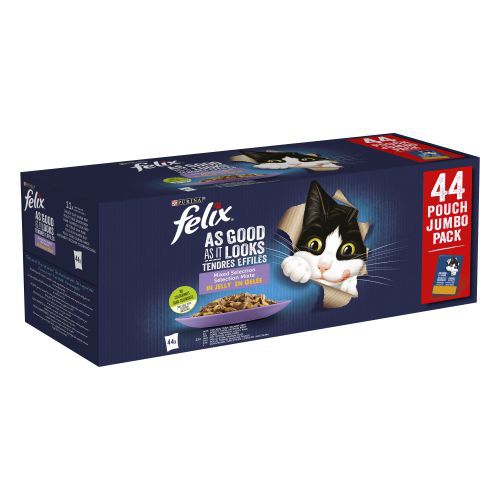 Ver PURINA® FELIX® Fantastic Selección de Sabores en Gelatina.