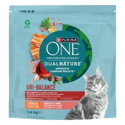 Ver PURINA ONE® DualNature® URI-BALANCE Esterilizado con Arándano, ingrediente N°1 Salmón